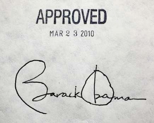ObamaCare Approved