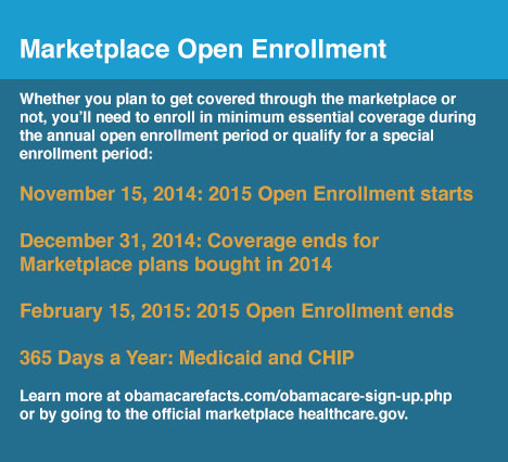 ObamaCare open enrollment 2015 deadline