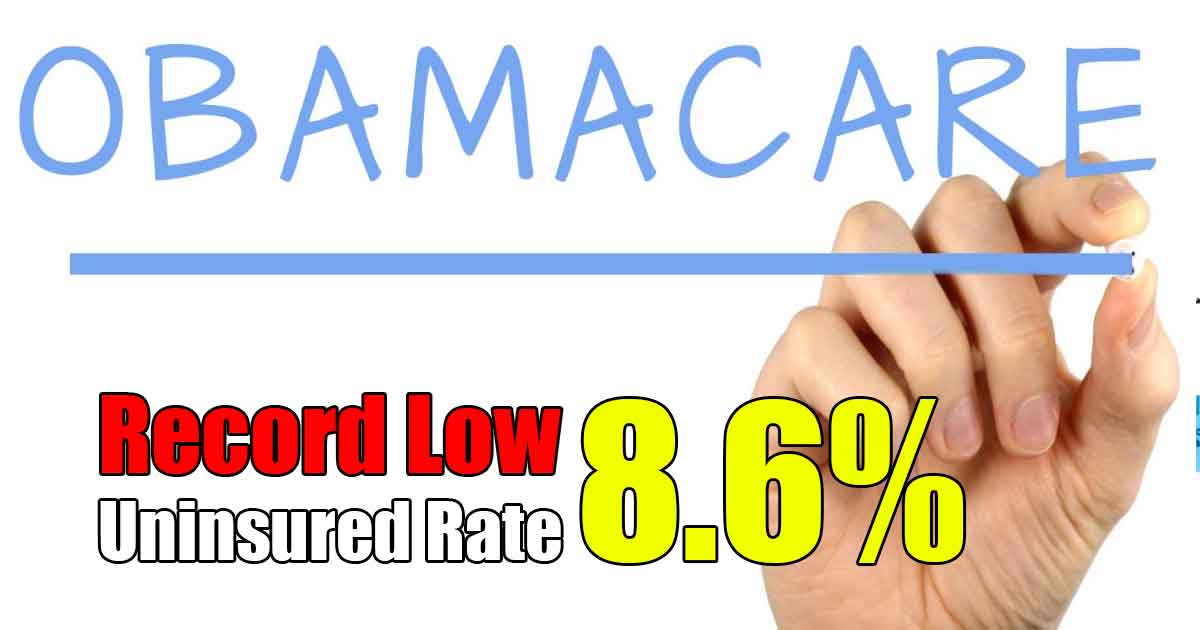 ObamaCare Record Low Uninsured